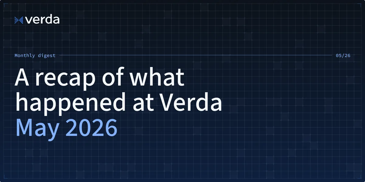 Verda Monthly Digest: May Edition 