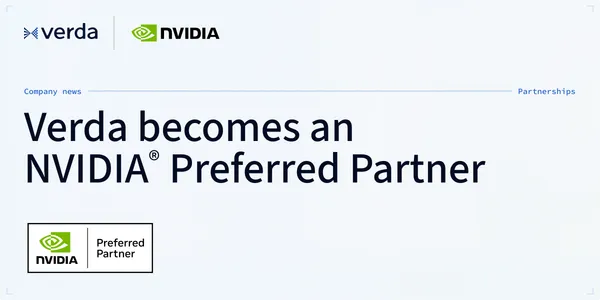 Verda becomes NVIDIA Preferred Partner