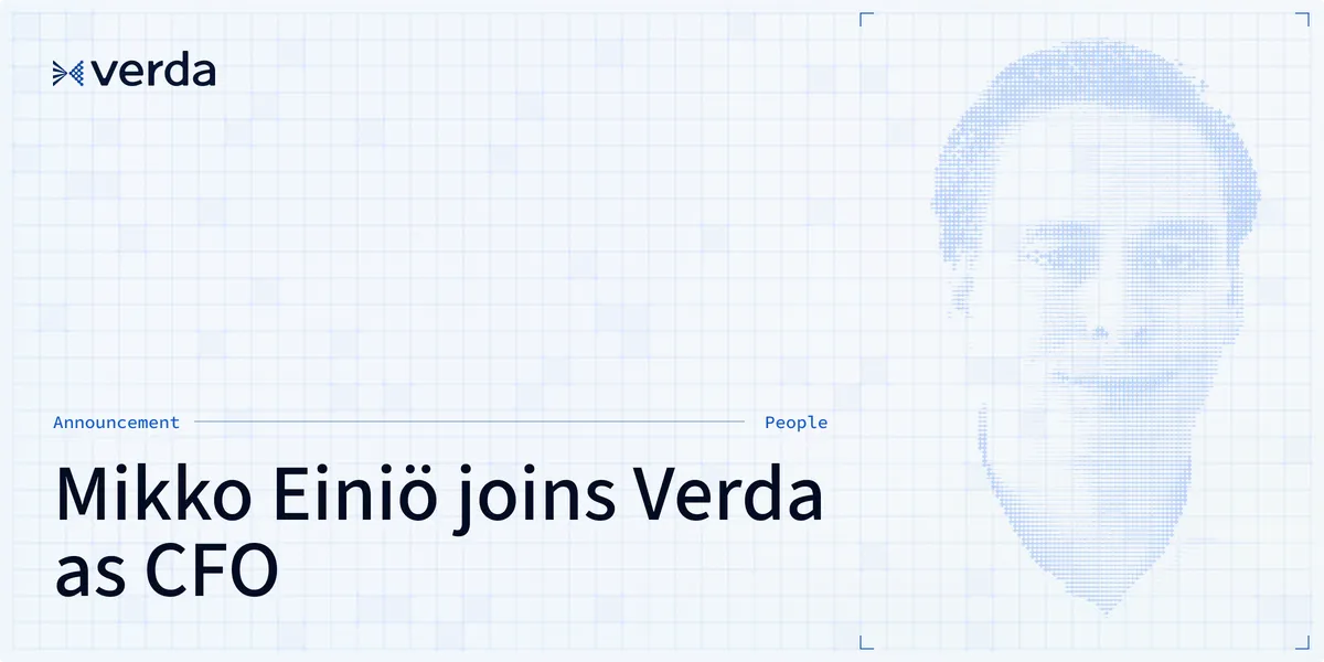 Verda Appoints Mikko Einiö as Chief Financial Officer to Lead Capital Strategy