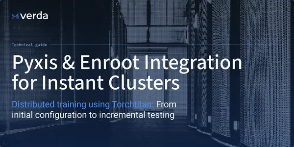 Pyxis and Enroot Integration for the DataCrunch Instant Clusters