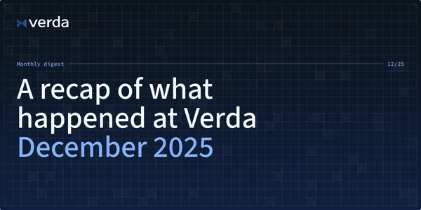 Verda Monthly Digest: December Edition 🎄
