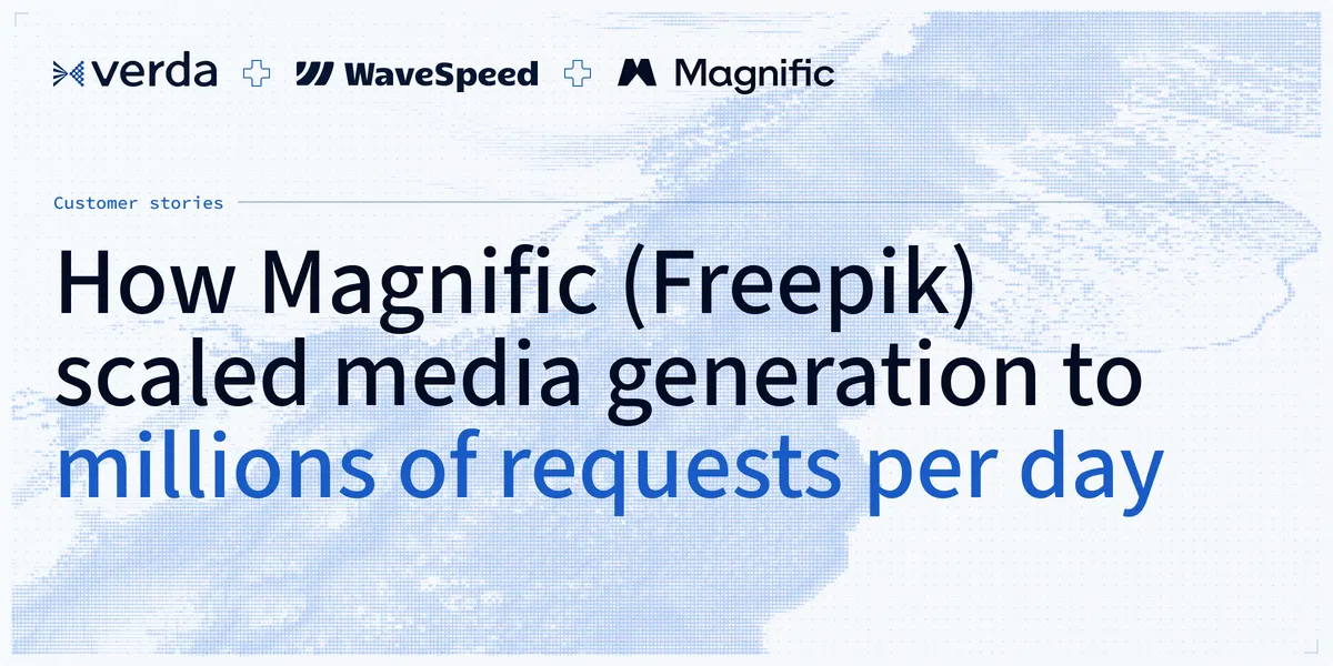 How Freepik scaled FLUX media generation to millions of requests per day with DataCrunch and WaveSpeed