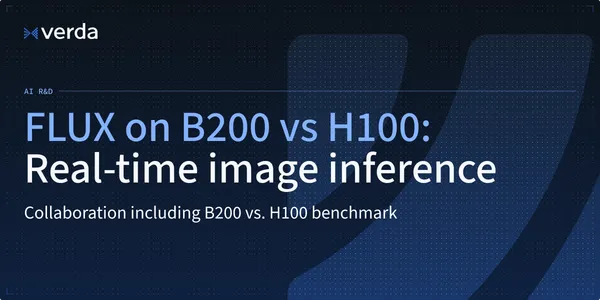 FLUX on B200 vs H100: Real-Time Image Inference with WaveSpeedAI