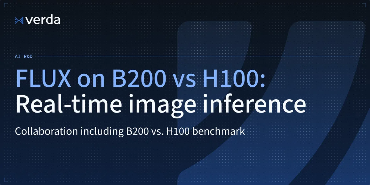 FLUX on B200 vs H100: Real-Time Image Inference with WaveSpeedAI