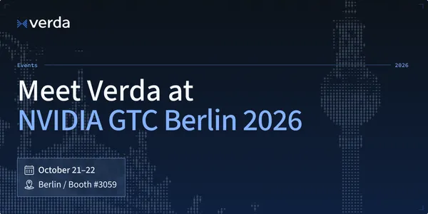 Meet Verda at NVIDIA GTC Berlin 2026