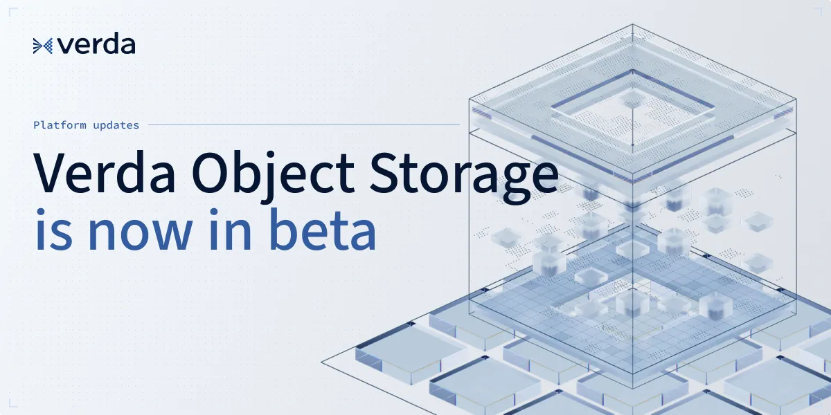 Verda Object Storage is now in beta