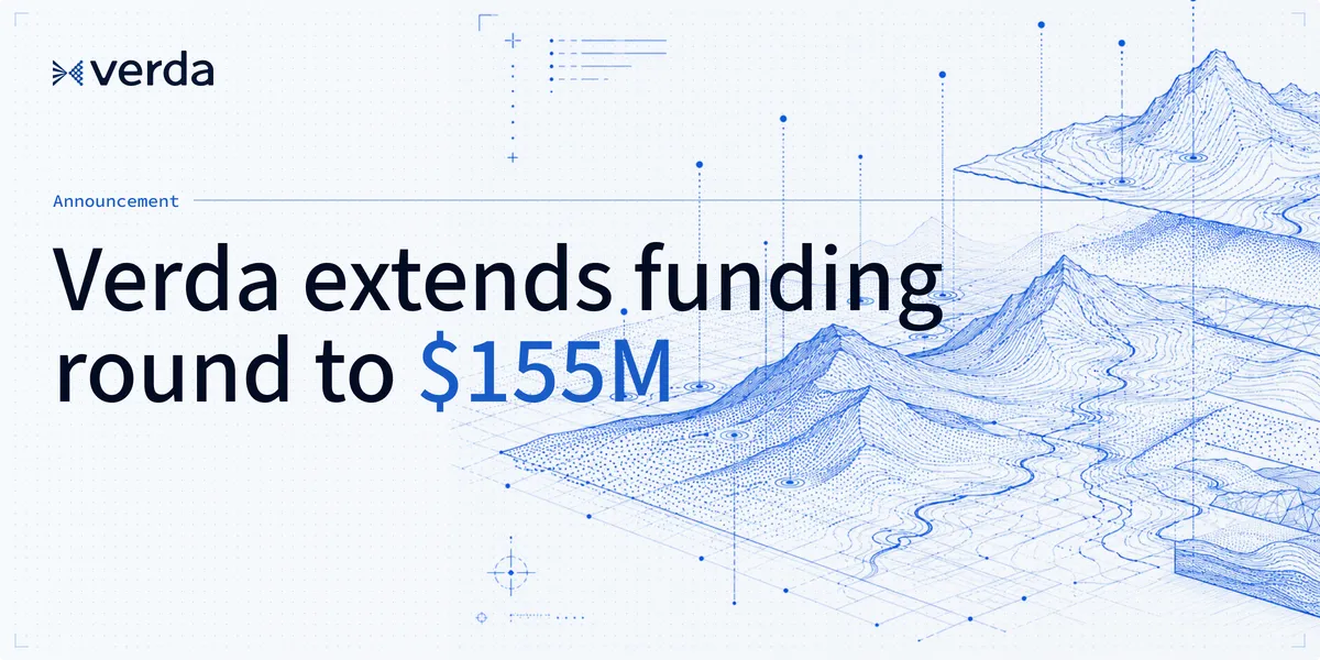 NIB joins the group of financial institutions backing Verda, extends the latest funding round to $155 million